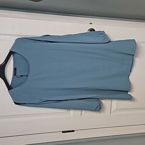 Just Fashion Now Cornflower Blue Long Sleeve Tunic Dress 👗 - women's XL